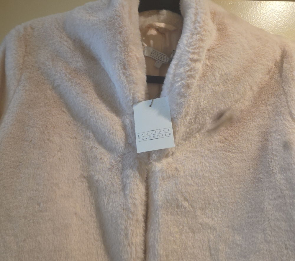 Women's Teddy Coat in Blush Pink